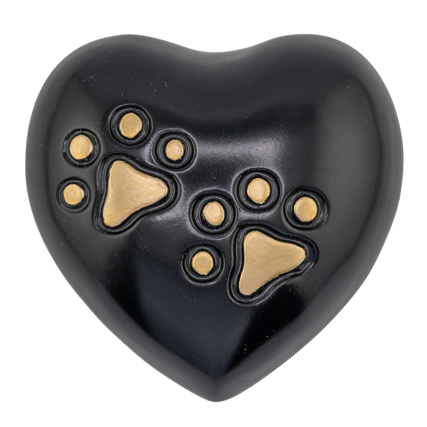 Amberley Heart Urn - Black - 60cc