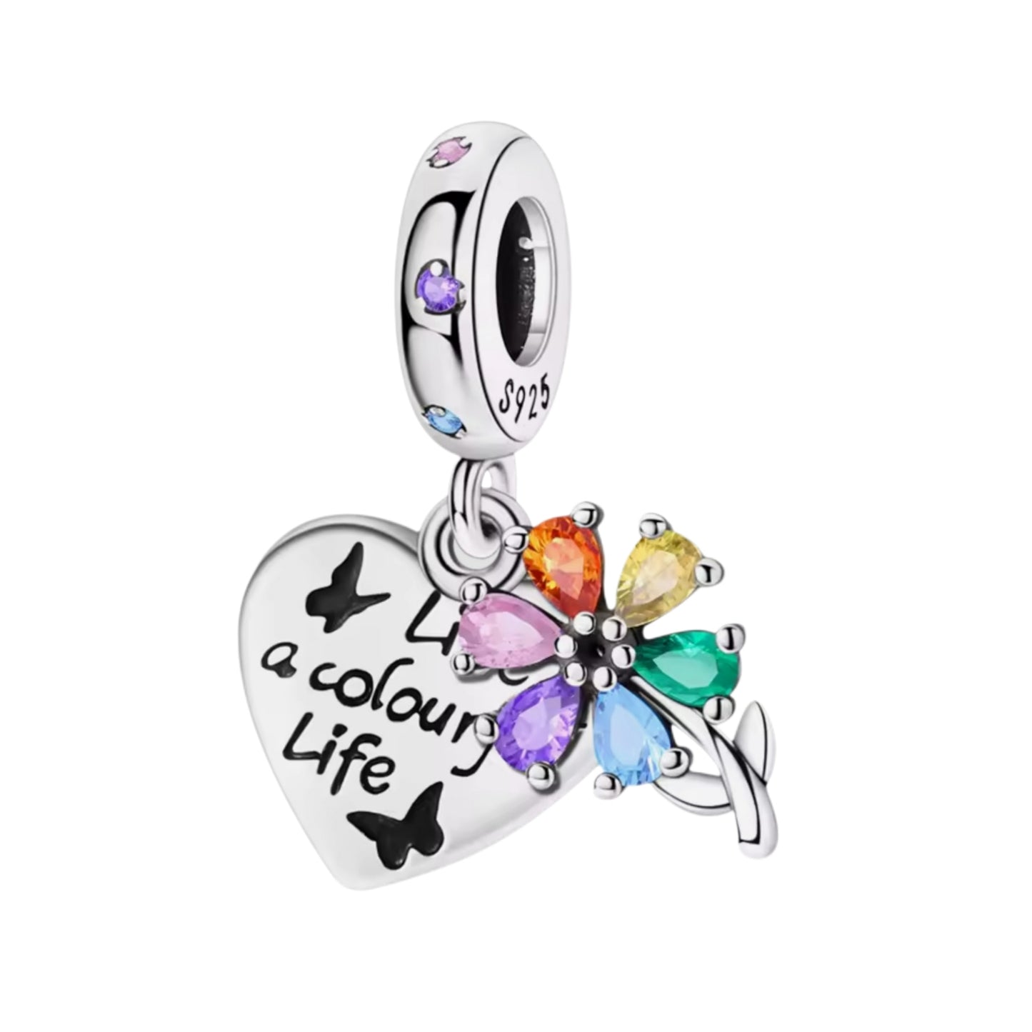'Live a colourful life' Charm