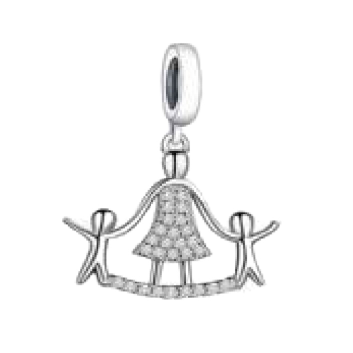 Mother & Twins Charm