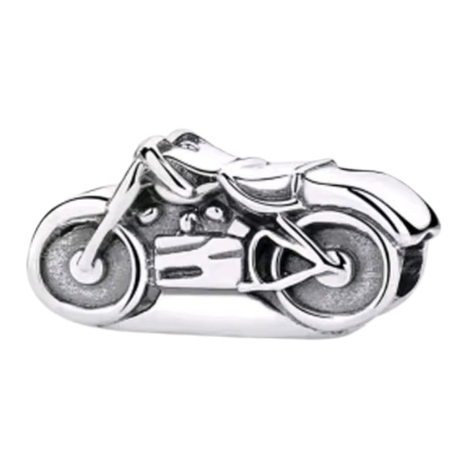 Black Dangle or Bead Motorbike Charm - Sparks Charms