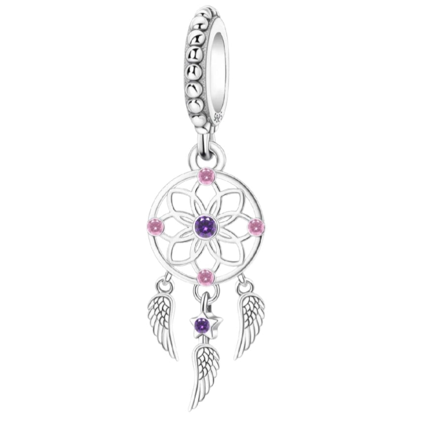 Dreamcatcher with Feathers Charm - Sparks Charms