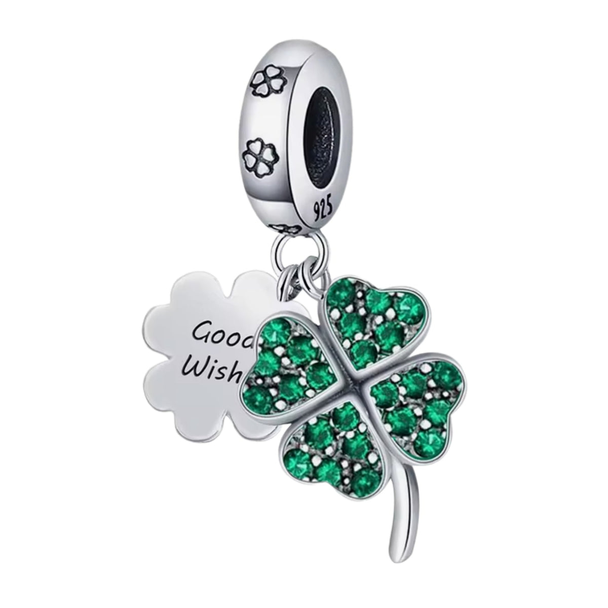 Good Wishes Clover Charm - Sparks Charms