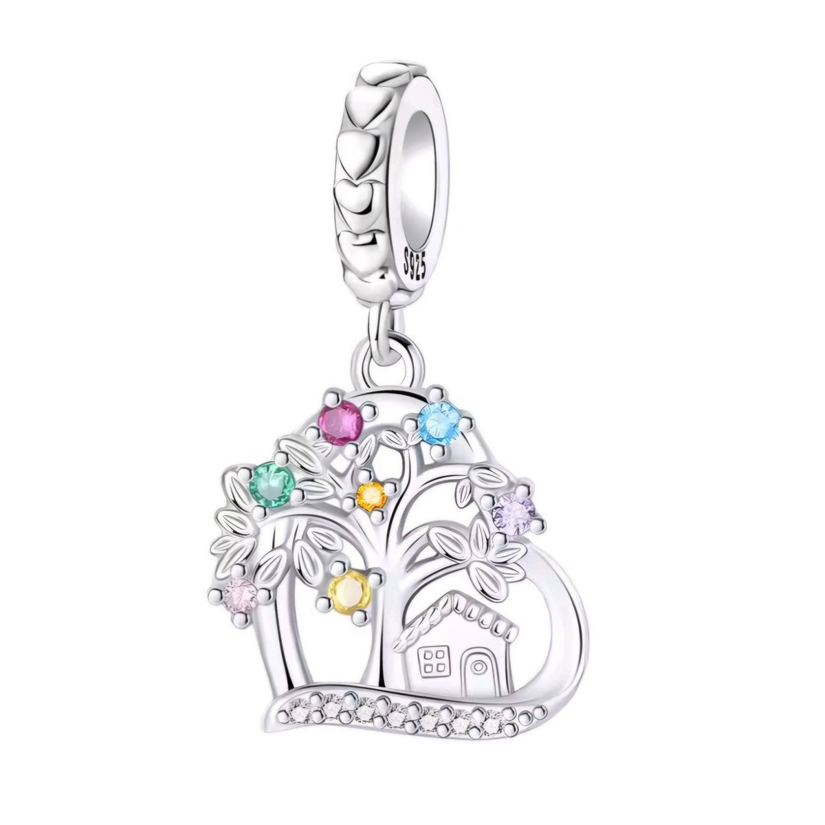 House & Family Tree Charm - Sparks Charms