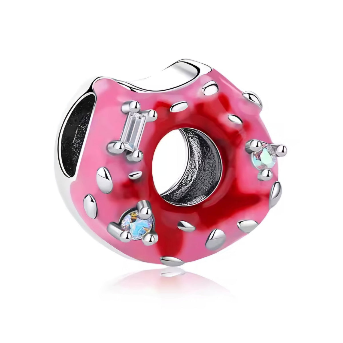 'Love an the first bite' Donut Bead Charm - Sparks Charms