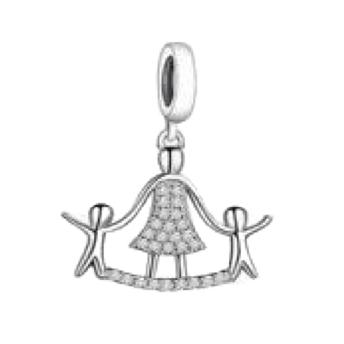 Mother & Twins Charm - Sparks Charms