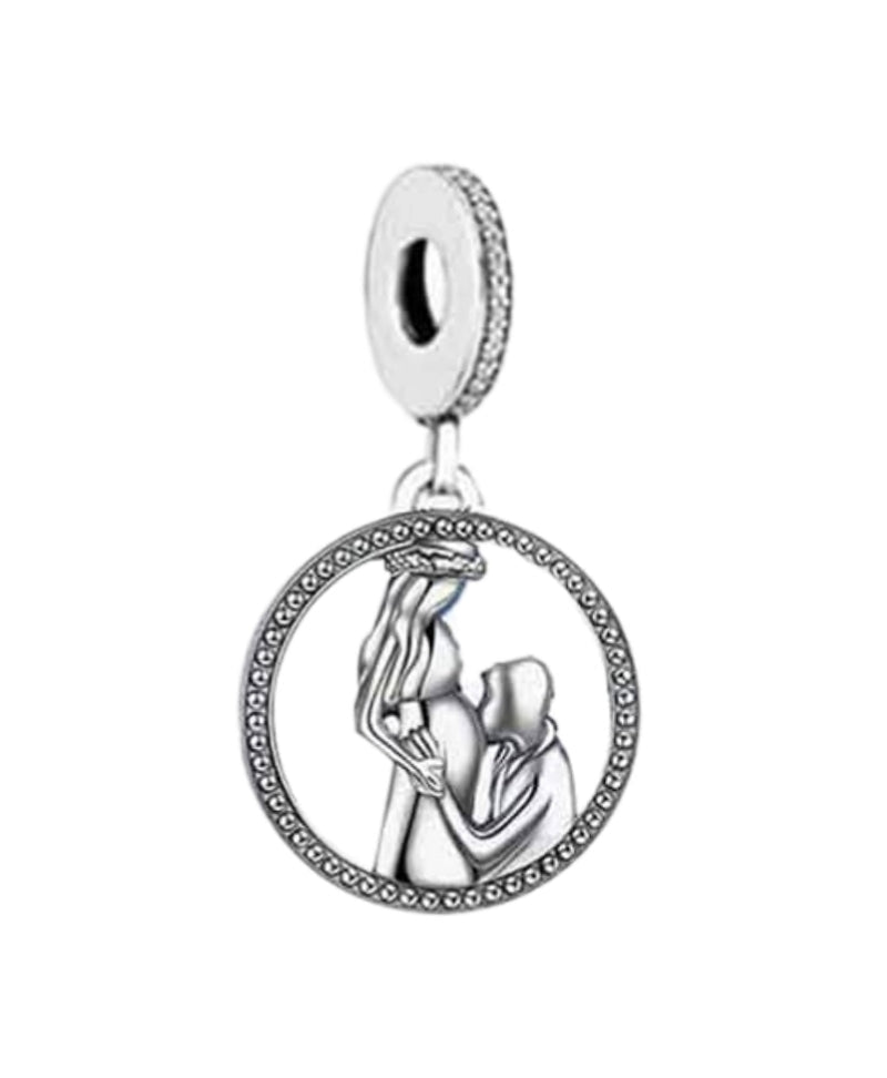 Pregnancy Kissing Bump Charm - Sparks Charms
