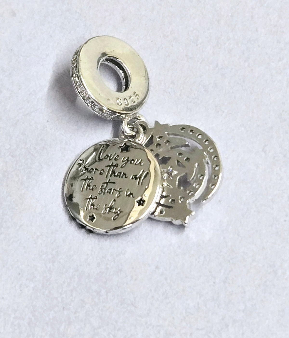 Sparkling 'I love you more than all the stars' Charm - Sparks Charms