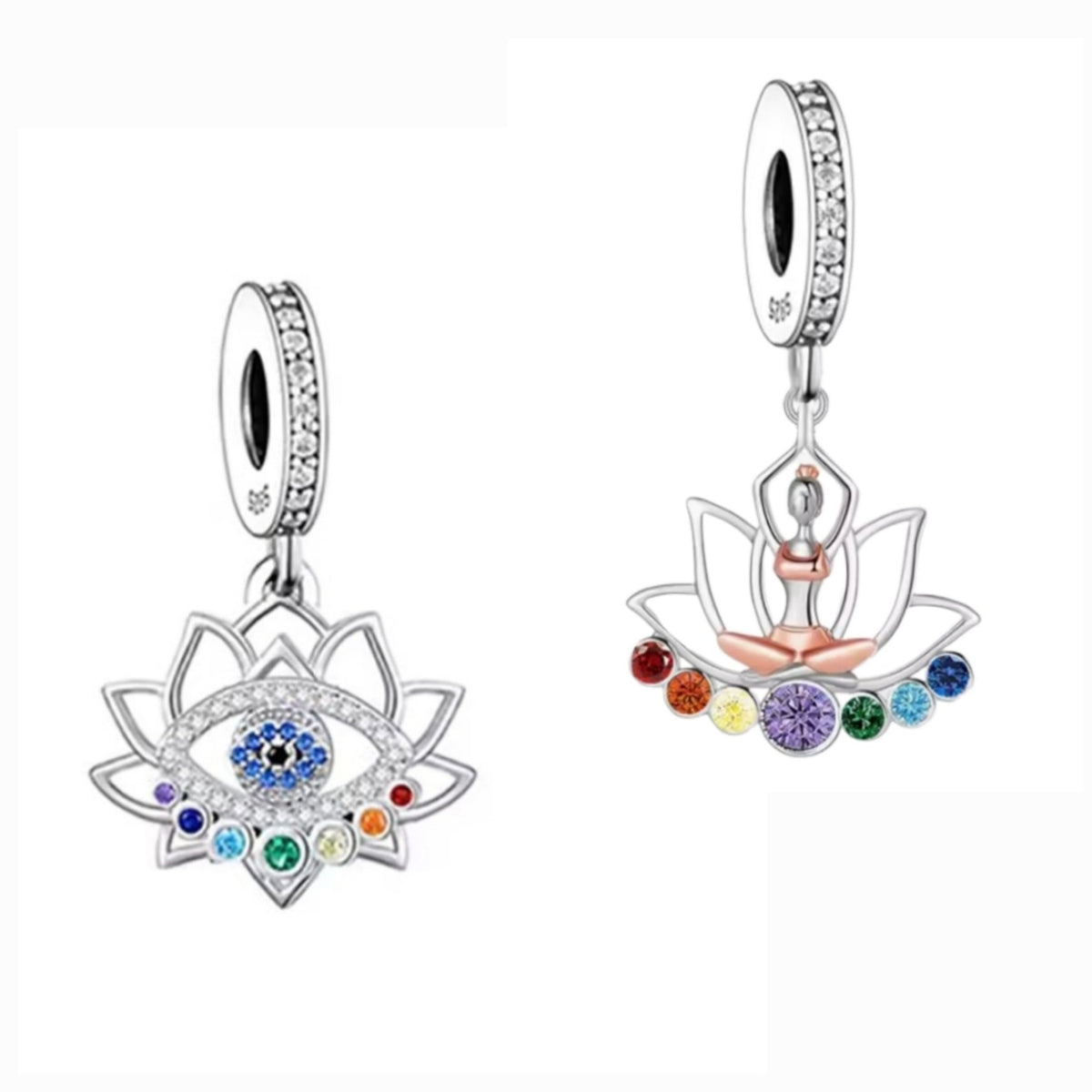 7 Chakras Meditation Charm - Sparks Charms
