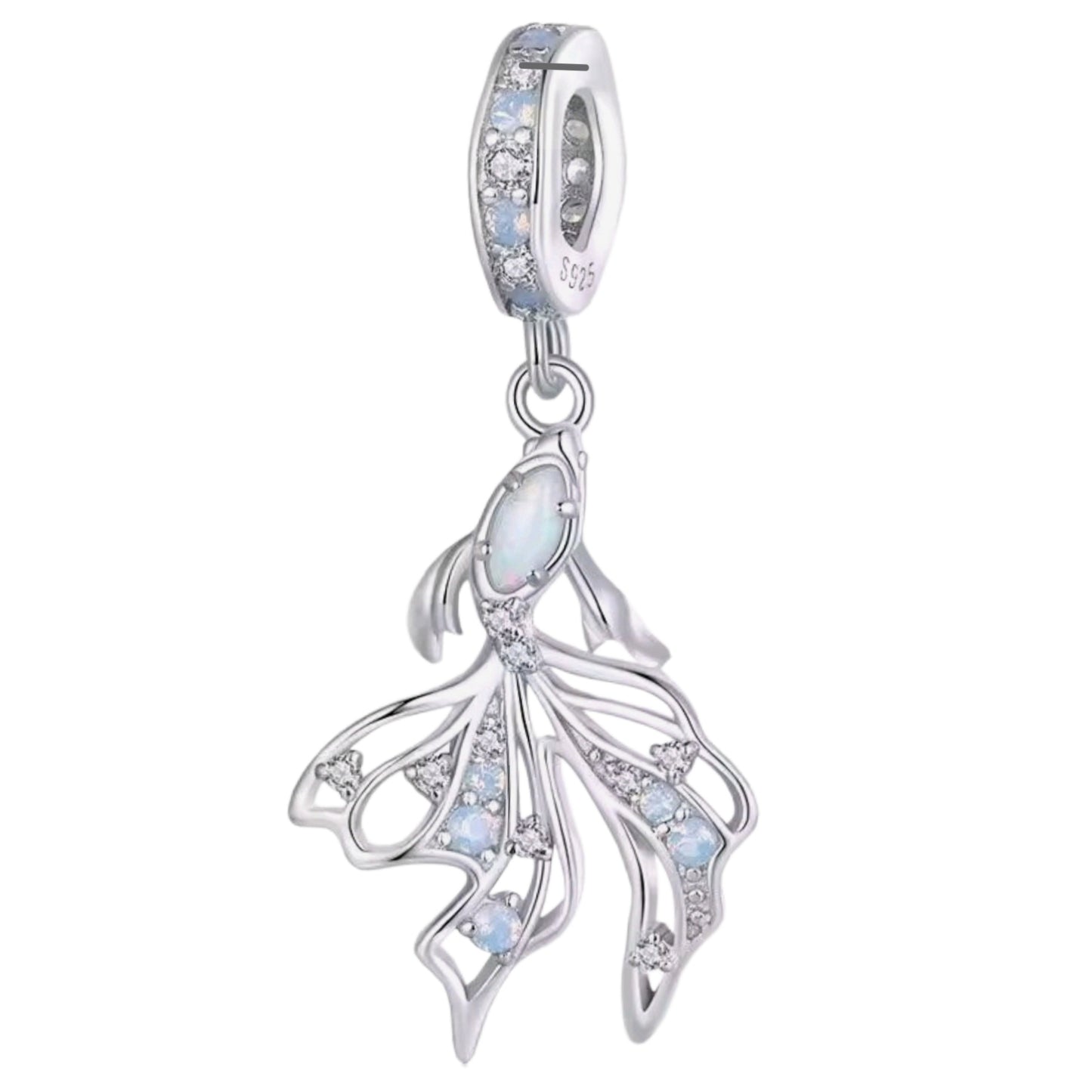 Angelic Beta Fish Charm