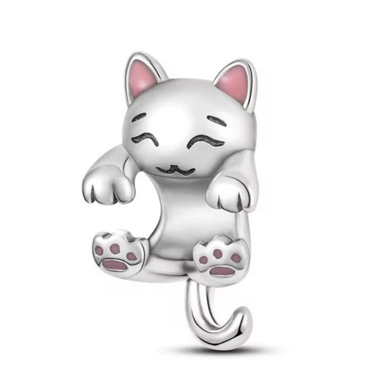 Cat Hug Bead Charm