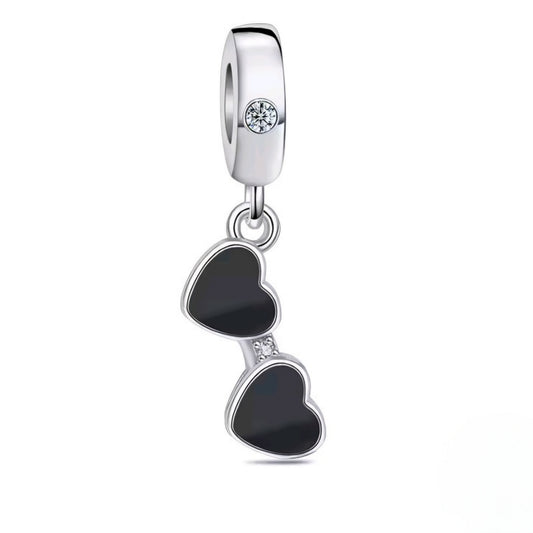 Black Heart Sunglasses Charm