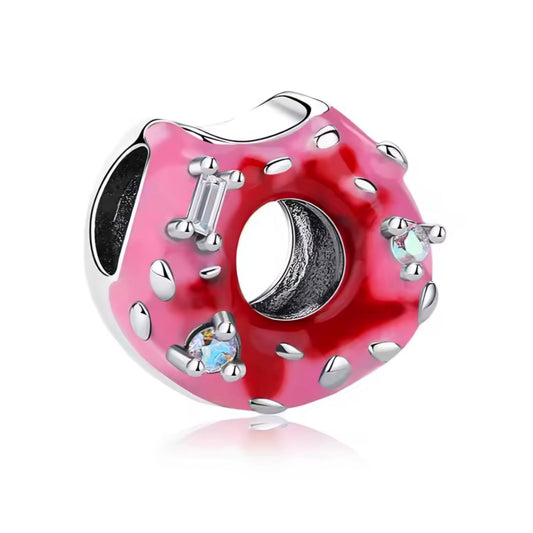 'Love an the first bite' Donut Bead Charm
