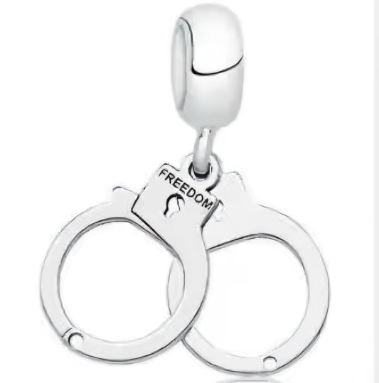 'Freedom' Hand Cuffs Prison Release First Arrest Charm