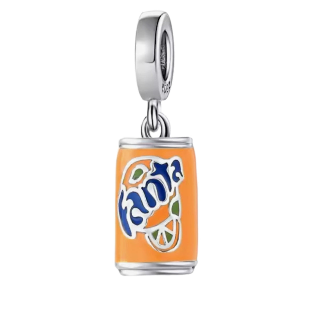 Orange Fanta Can Charm