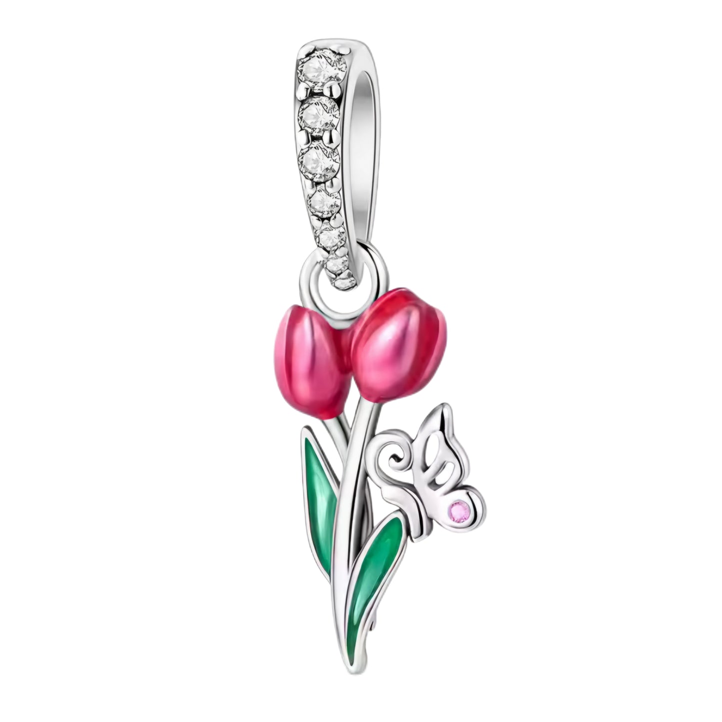 Bright Tulip Charms