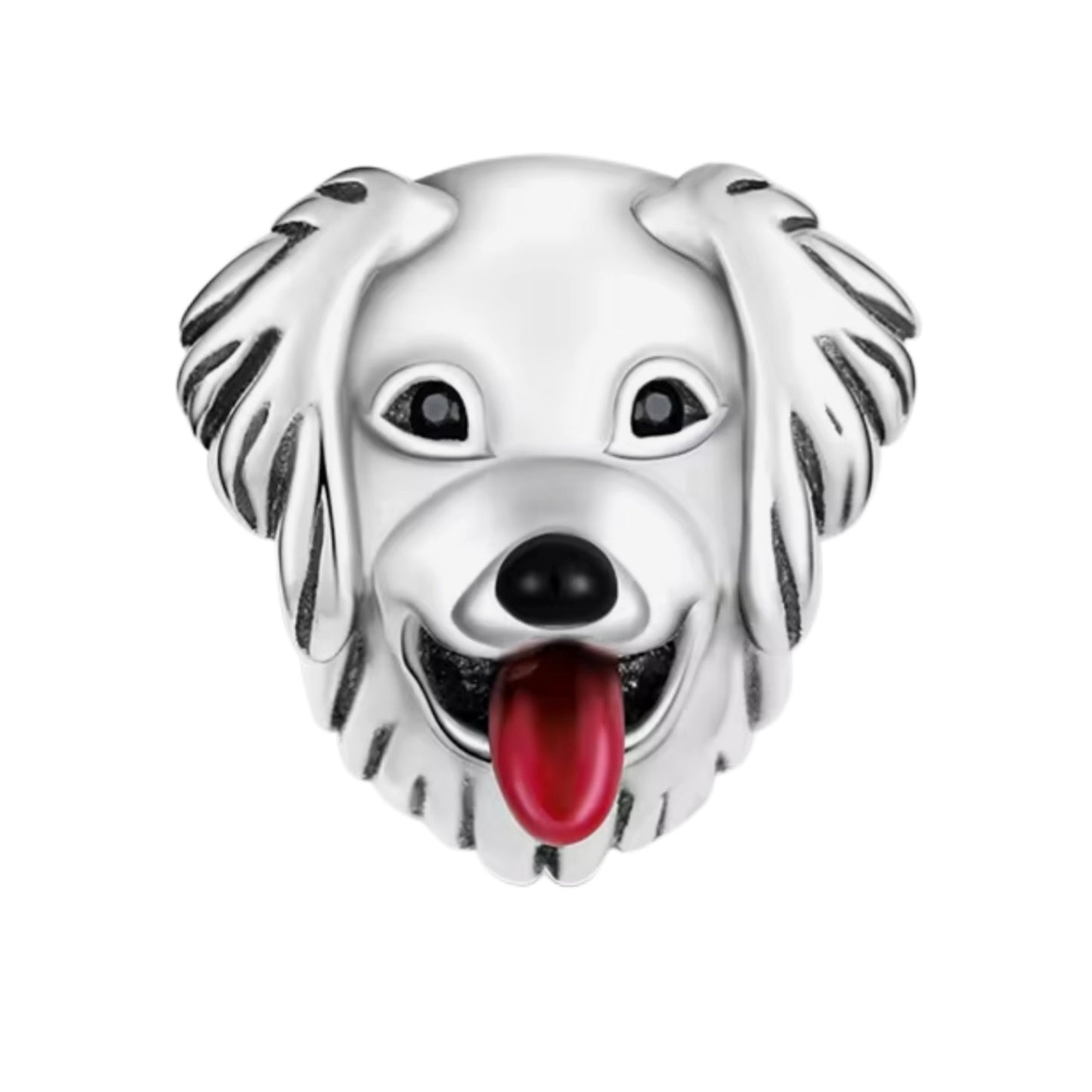 Retriever Head Bead Charm