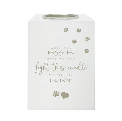Pet Memorial Tea Candle Holder