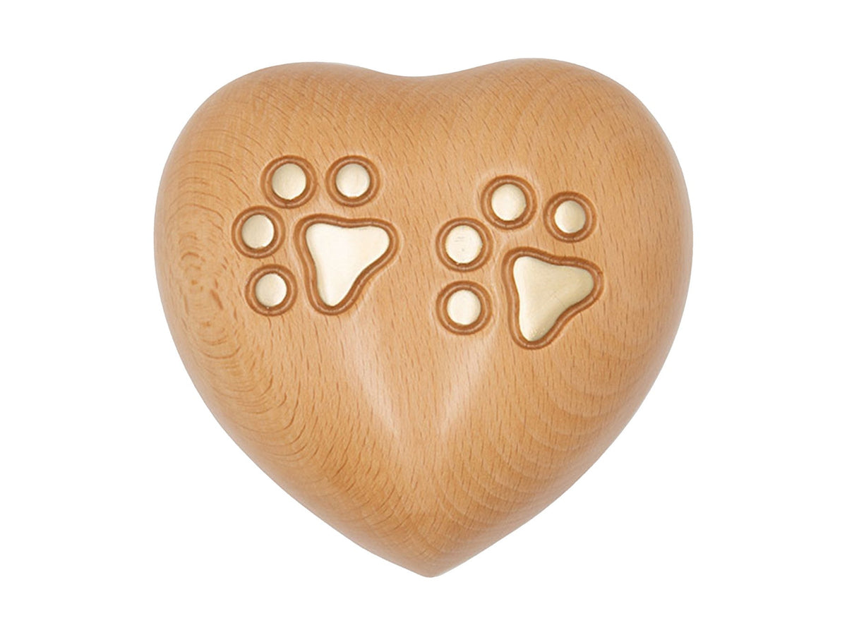 Amberley Heart Urn - Natural - 350cc - Sparks Charms