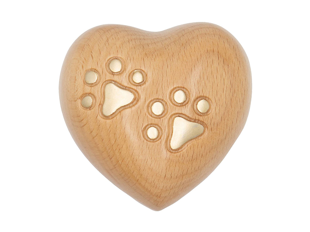 Amberley Heart Urn - Natural - 60cc - Sparks Charms