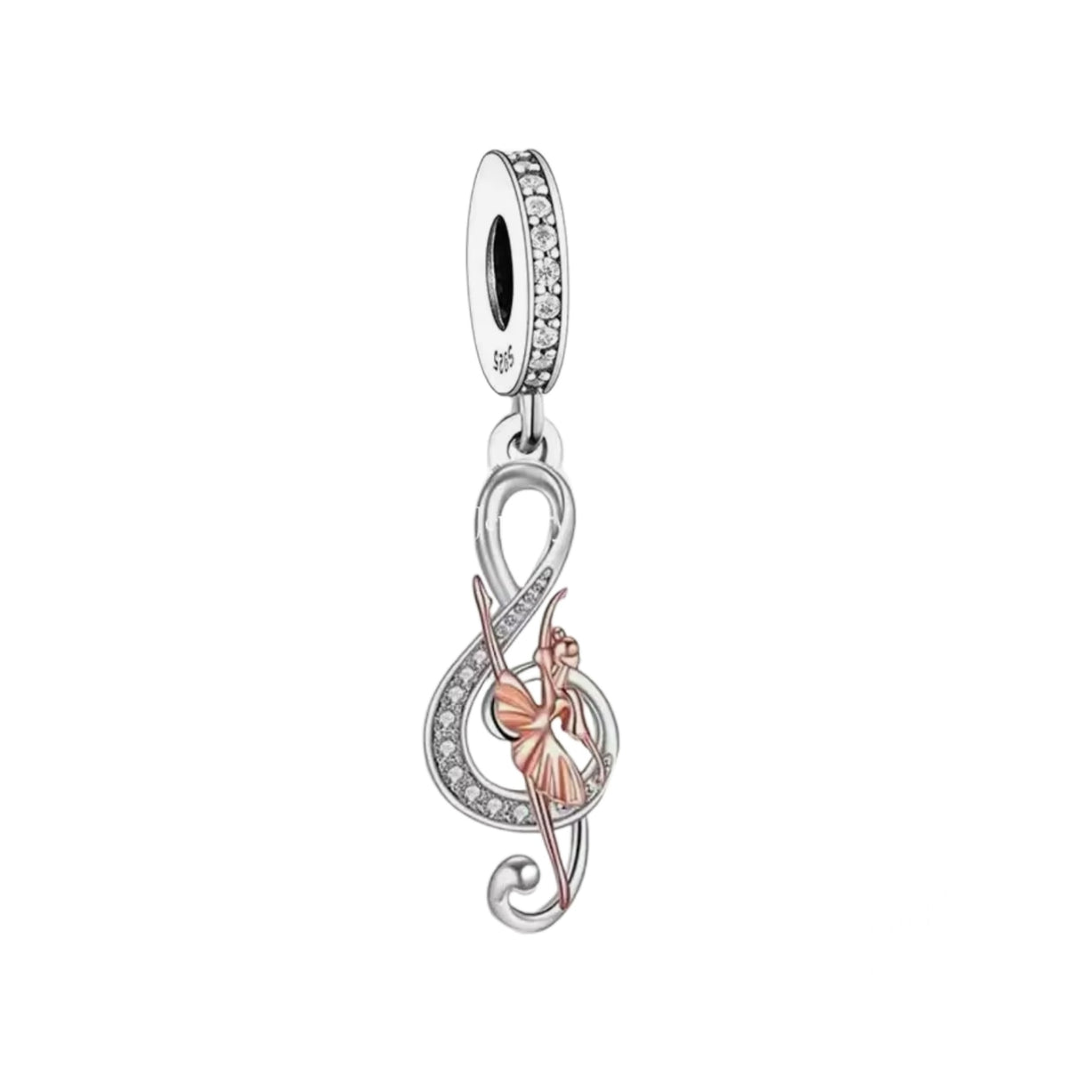 Ballet Dancer Musical Note Charm - Sparks Charms