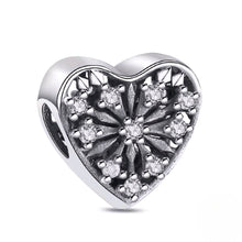 Black Heart Bead Charm - Sparks Charms