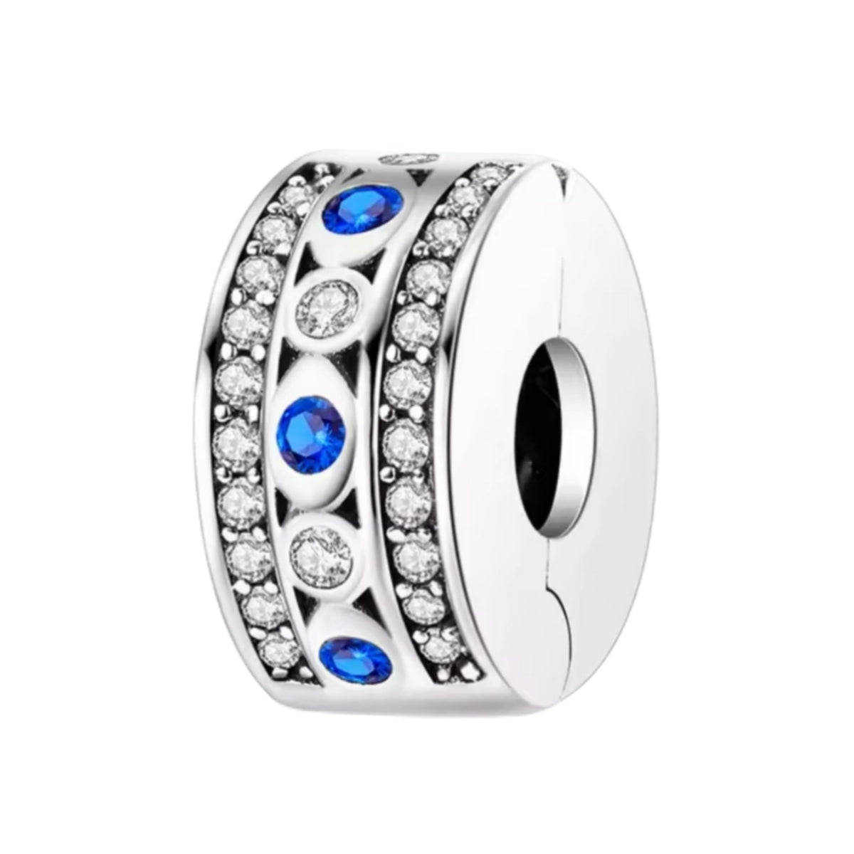 Blue Eye Clip on Spacer Charm - Sparks Charms