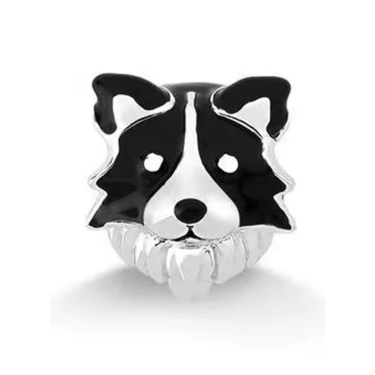 Border Collie Head Bead Charm - Sparks Charms