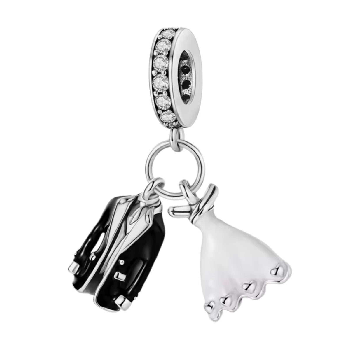 Bride & Groom Dress & Tux Charm - Sparks Charms
