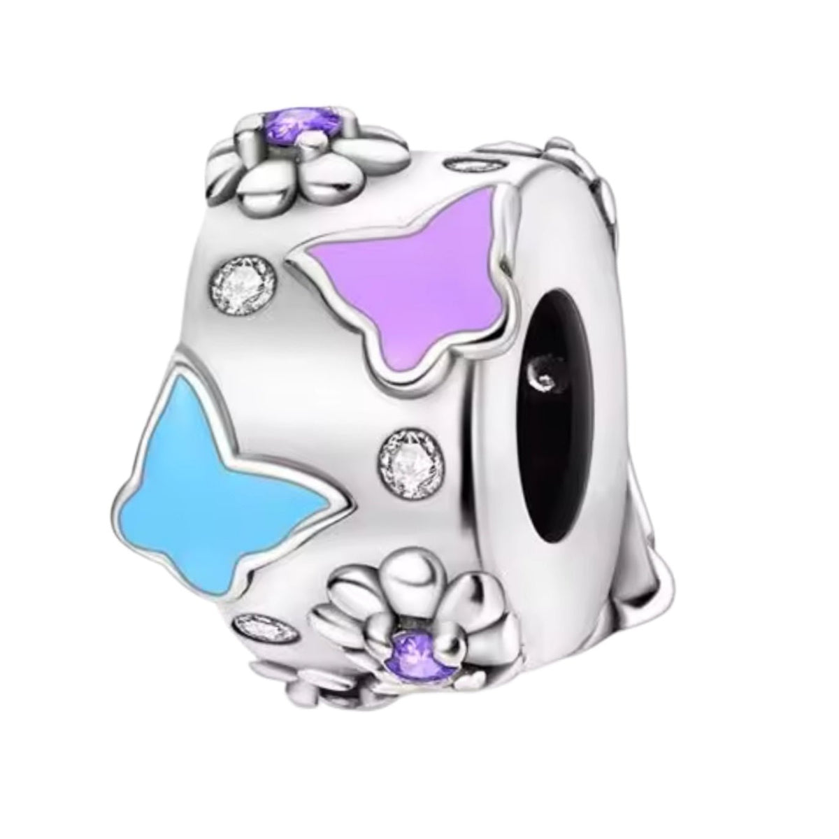 Butterfly Slide on Spacer Charm - Sparks Charms