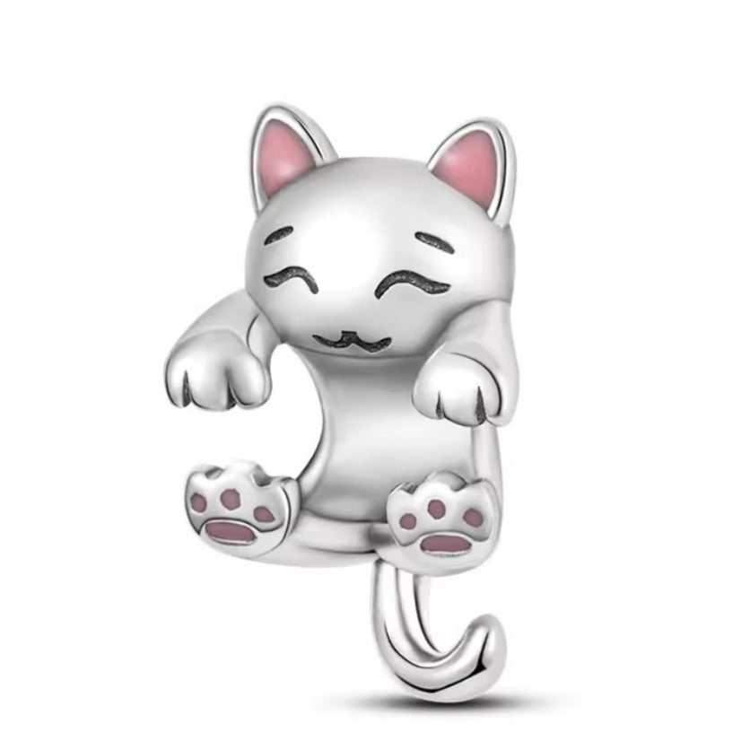 Cat Hug Bead Charm - Sparks Charms