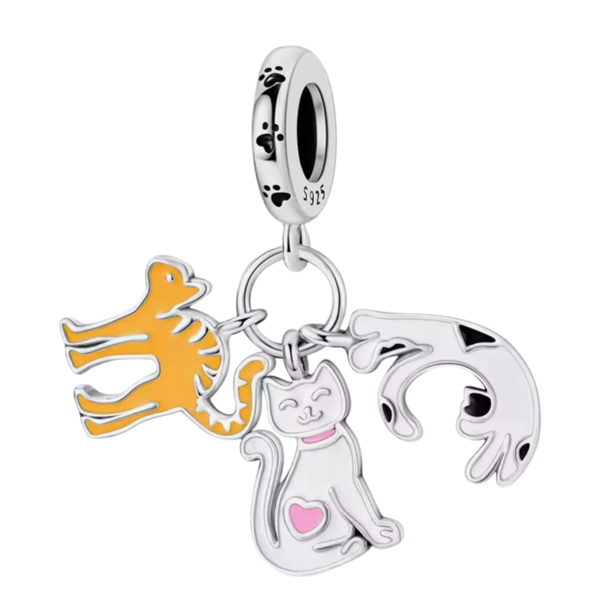 Cat Lover 3 Cat Charm - Sparks Charms