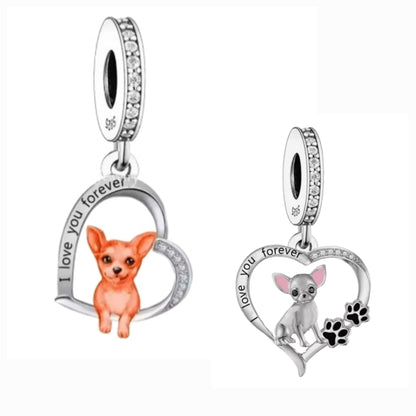 Chihuahua 'I love you forever' Charm - Sparks Charms