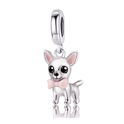 Chihuahua with Bow or in Cupcake Charm - Sparks Charms
