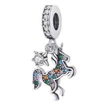 Colourful Sparkling Unicorn Charm - Sparks Charms