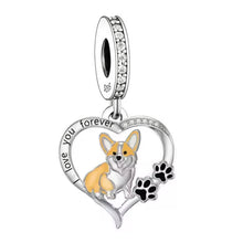 Corgi 'I love you forever' Charm - Sparks Charms