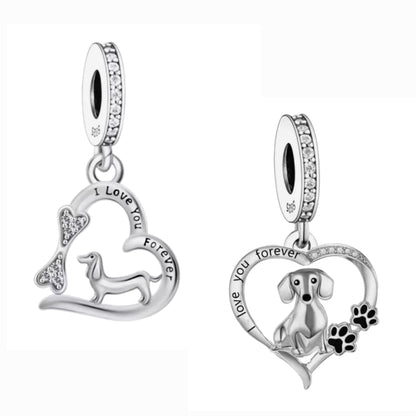 Dachshund 'I love you forever' Charm - Sparks Charms