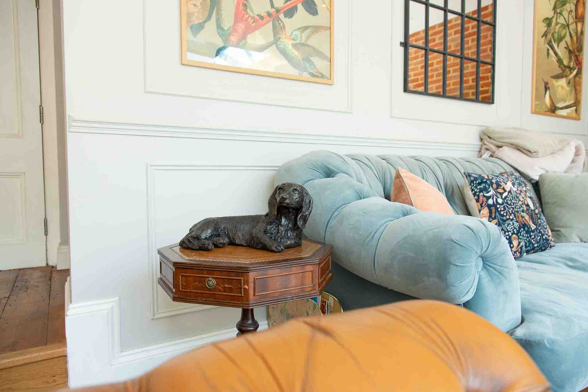 Dachshund Urn - Long Haired - Sparks Charms