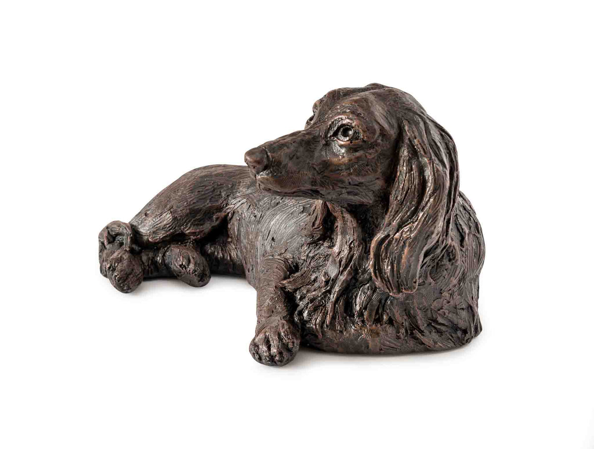 Dachshund Urn - Long Haired - Sparks Charms