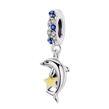 Dolphin with Glowing Star Charm - Sparks Charms