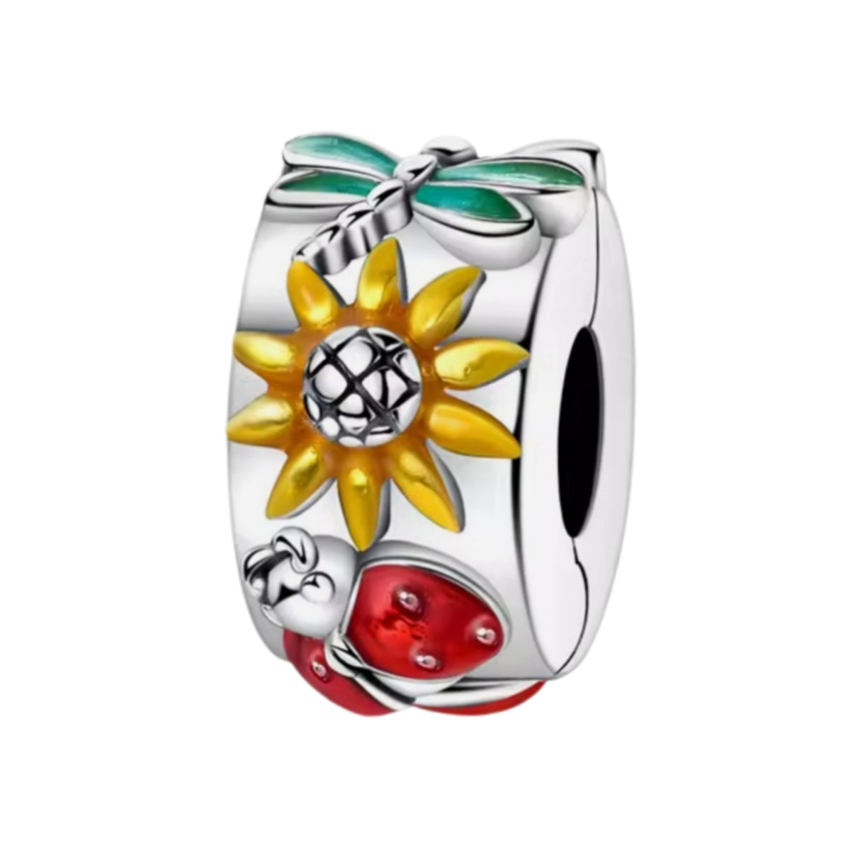 Flowers & Fairy Clip on Spacer Charm - Sparks Charms