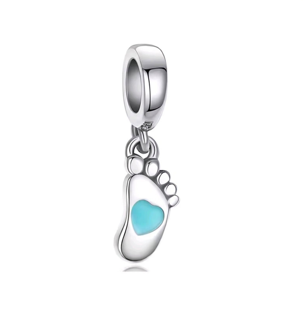 Foot Print New Baby Boy Girl Charm - Sparks Charms