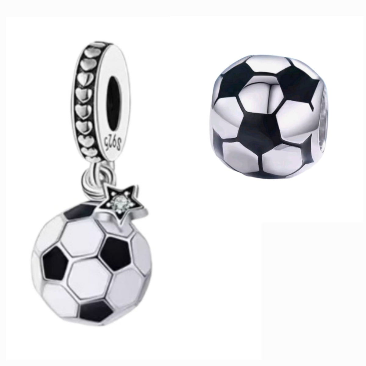 Football Bead or Dangle Charm - Sparks Charms