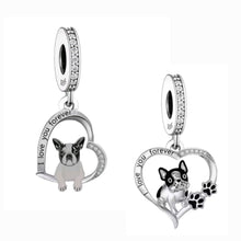 French Bulldog Frenchie 'I love you forever' Charm - Sparks Charms