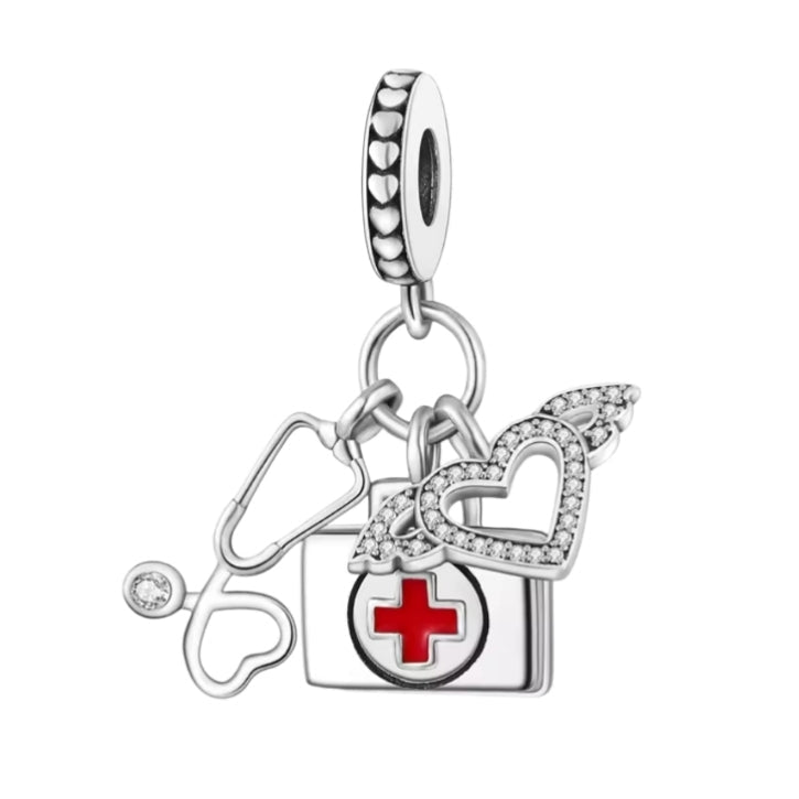 Front Line Hero Medic Nurse Doctor Charm - Sparks Charms