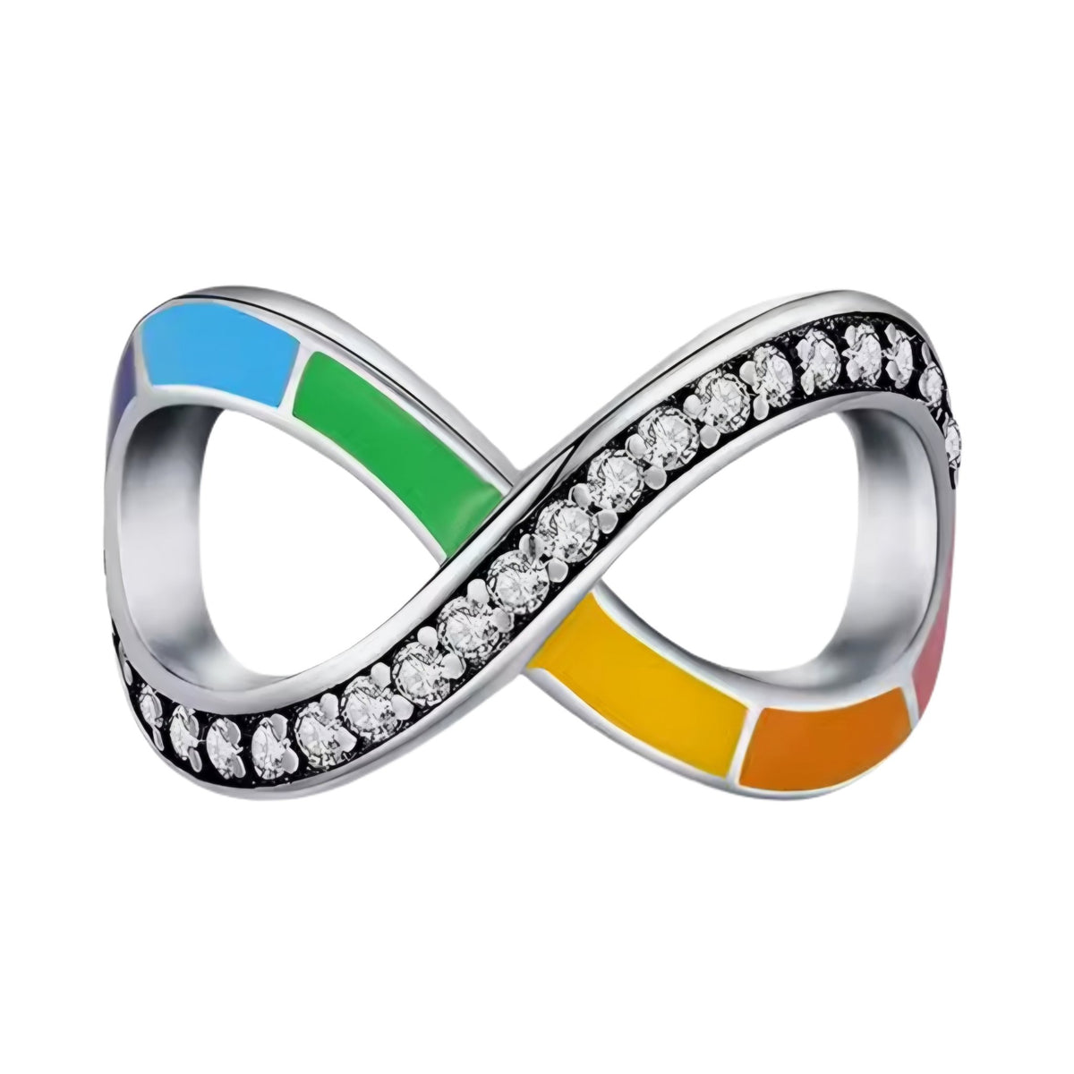Gay Pride Infinity Loop Charm - Sparks Charms