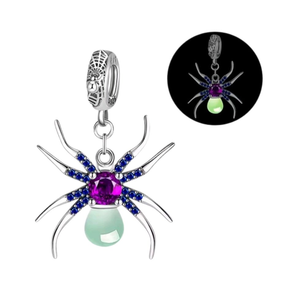 Glowing Spider Charm - Sparks Charms