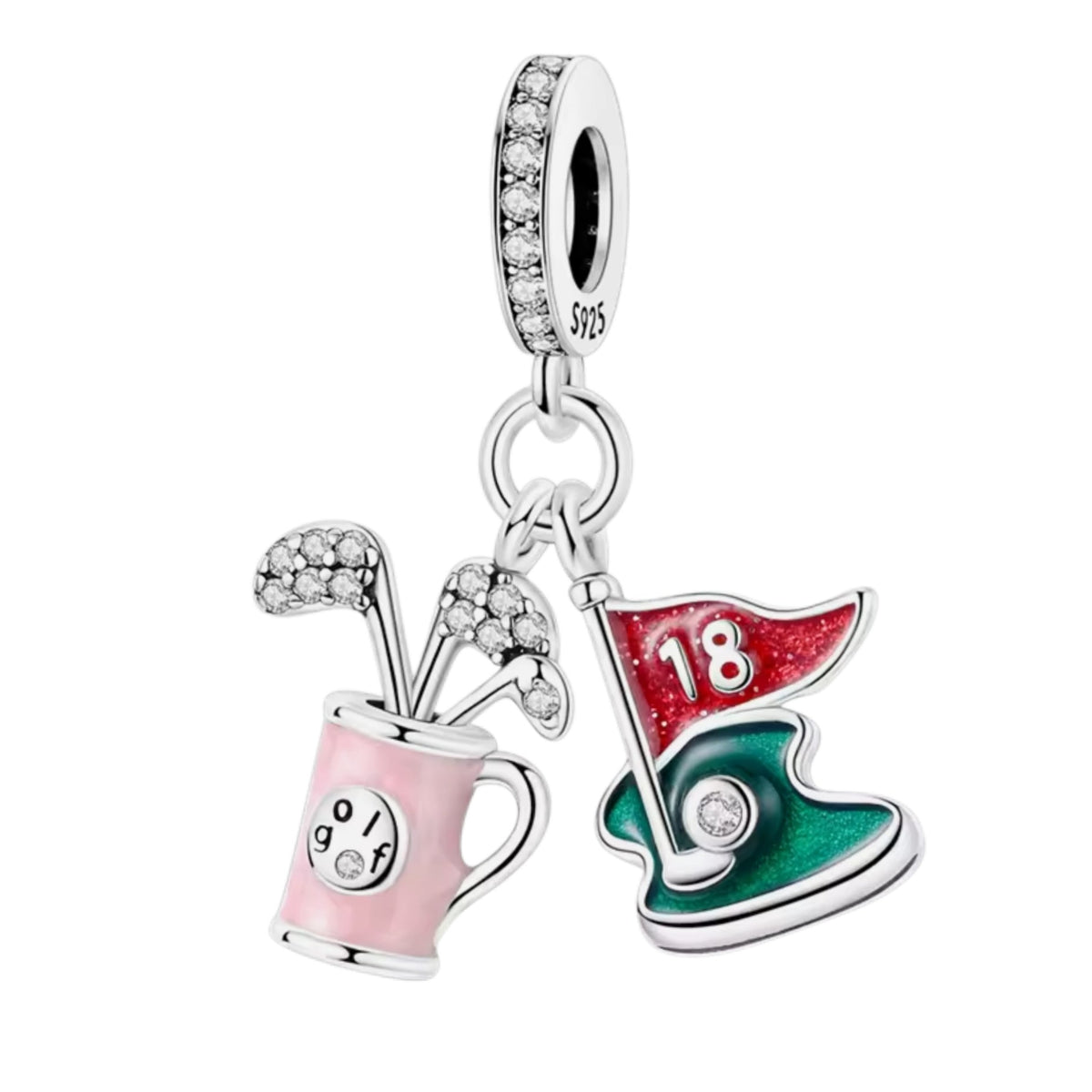 Golf 18 Hole Charm - Sparks Charms