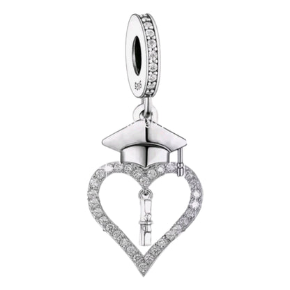 Hanging Scroll 'The Adventure Begins' Graduation Charm - Sparks Charms