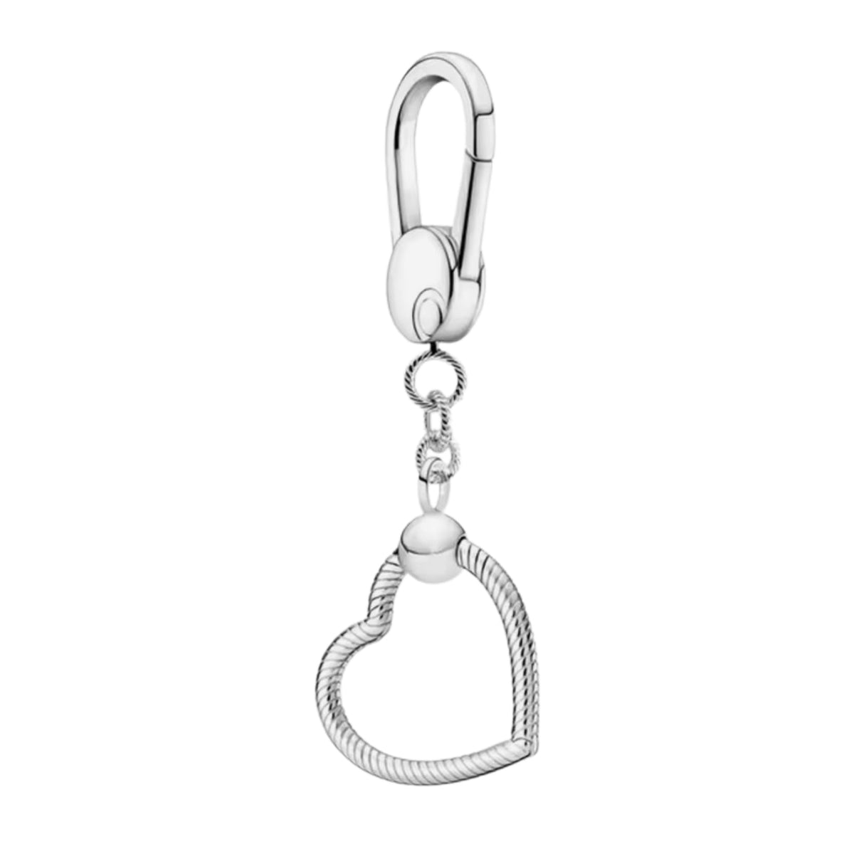 Heart Keyring Bag Charm Holder - Sparks Charms