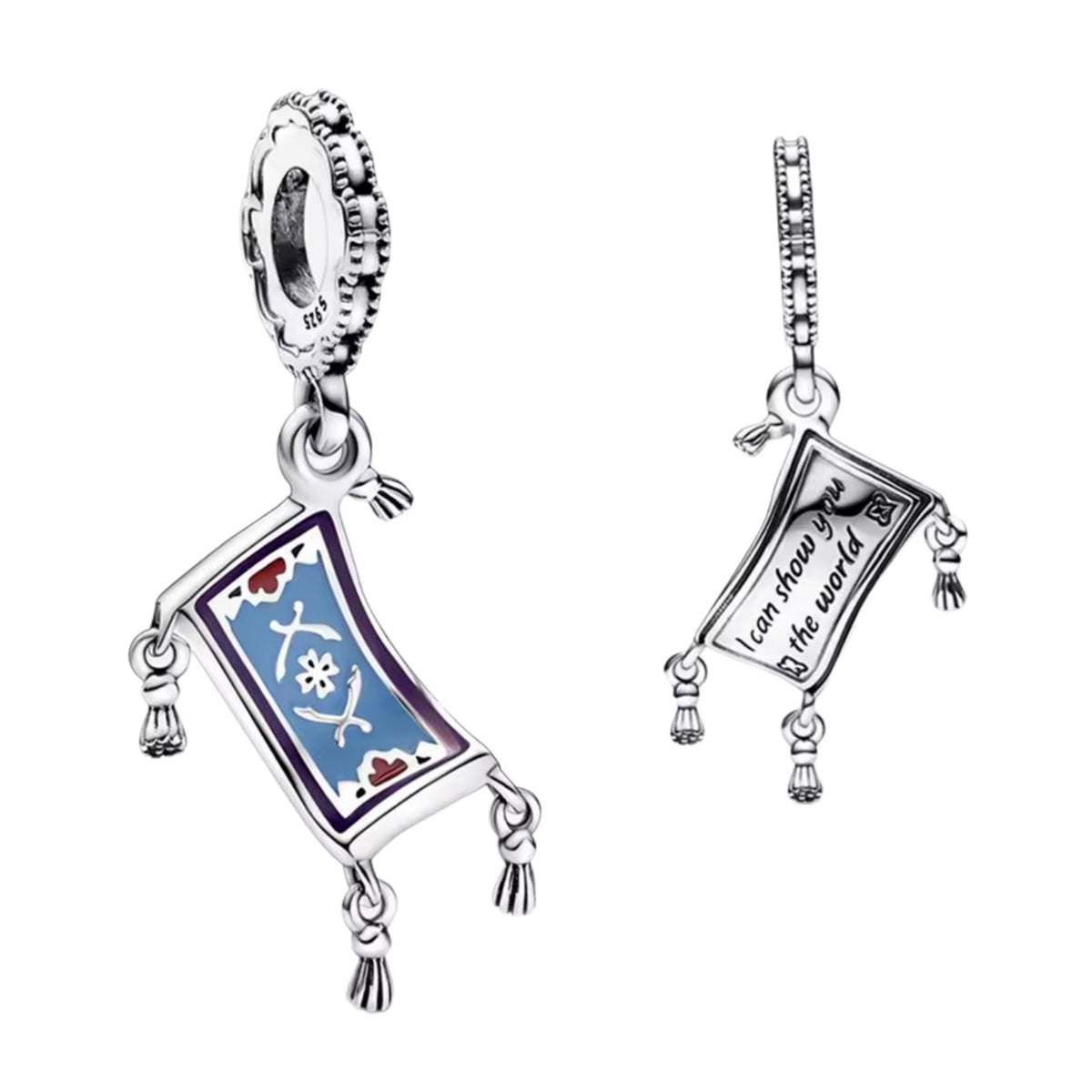 'I can show you the world' Aladdin's Magic Carpet Charm - Sparks Charms